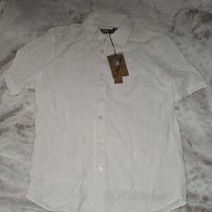 Men's White Button Down Shirt